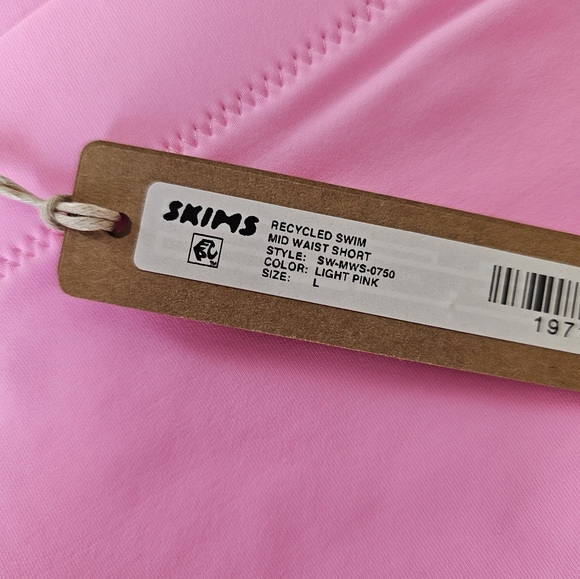 Skims swim bikini shorts set light pink large - Picture 3 of 4